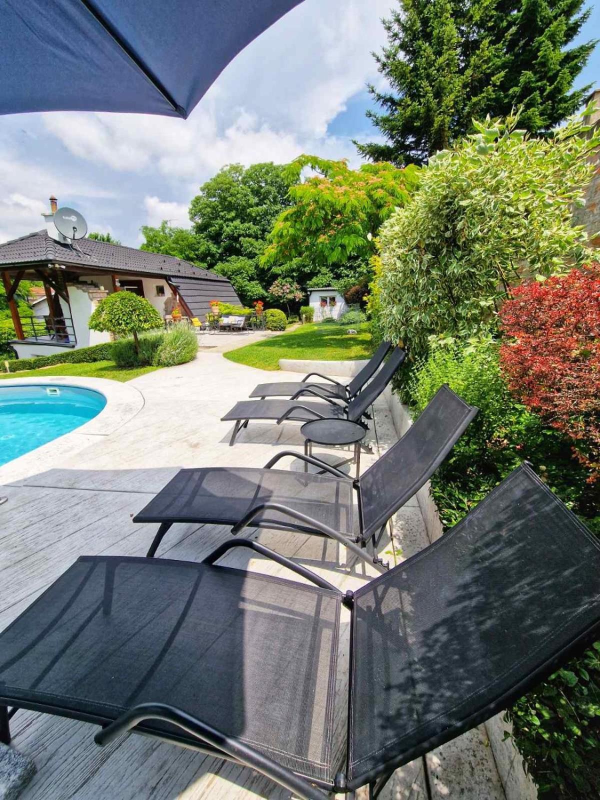 Riverside Pool Villa Novi Sad Buitenkant foto
